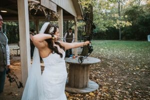 Jenna & Chandler Buck Trail Archery Wedding 