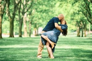 Engagement photo dress