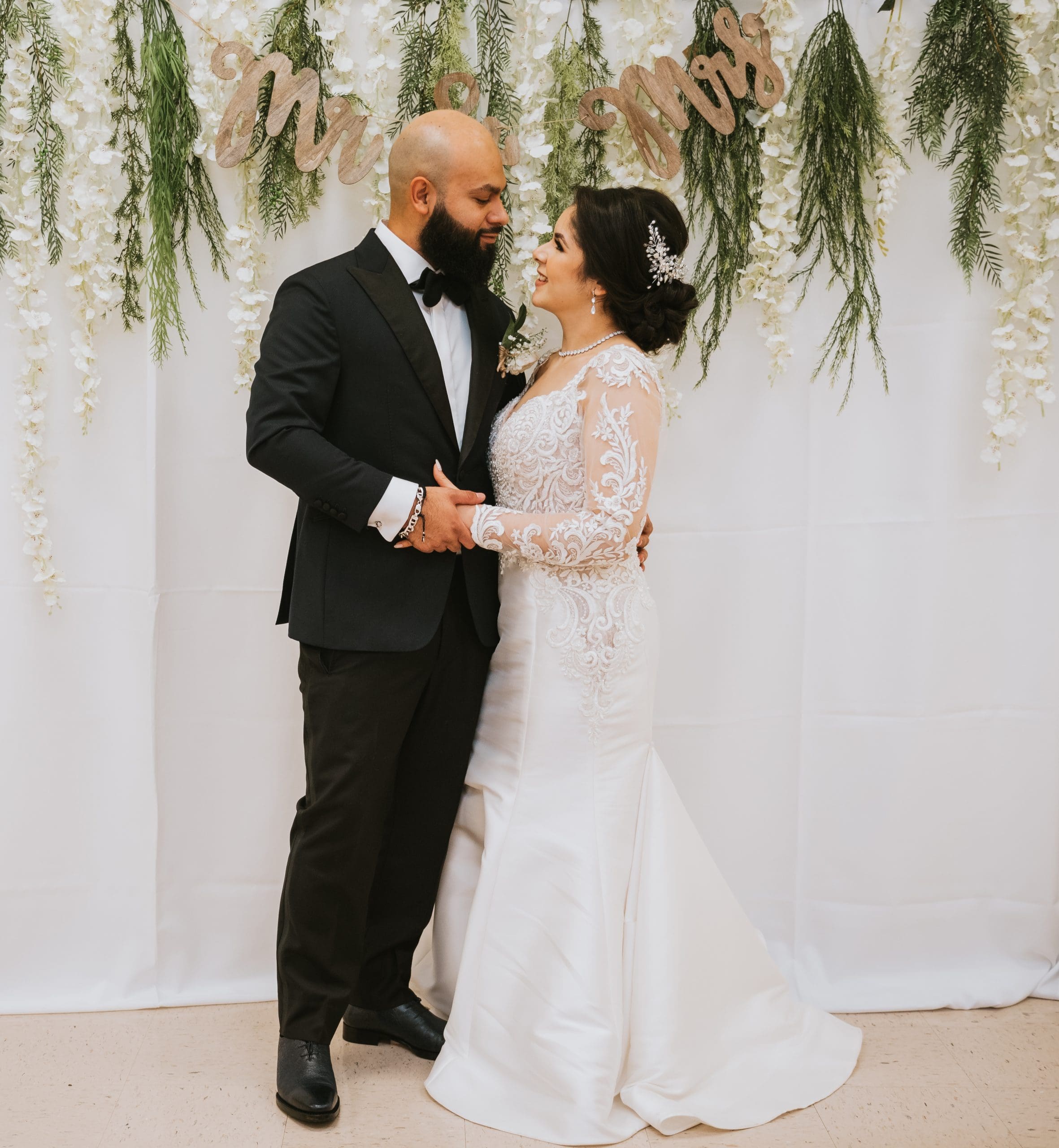 floral ceiling installation for your wedding
