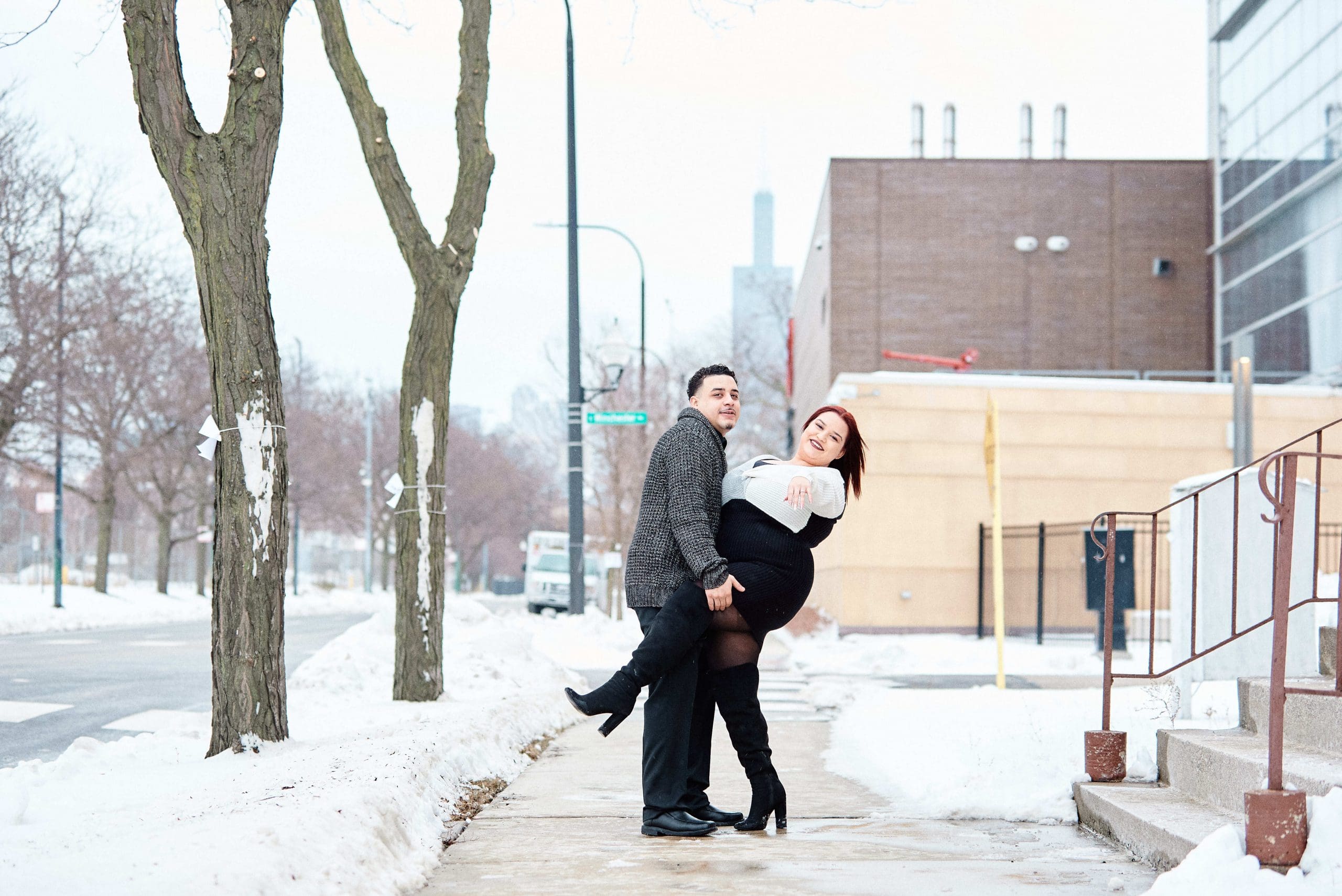 winter bridal shower outfit