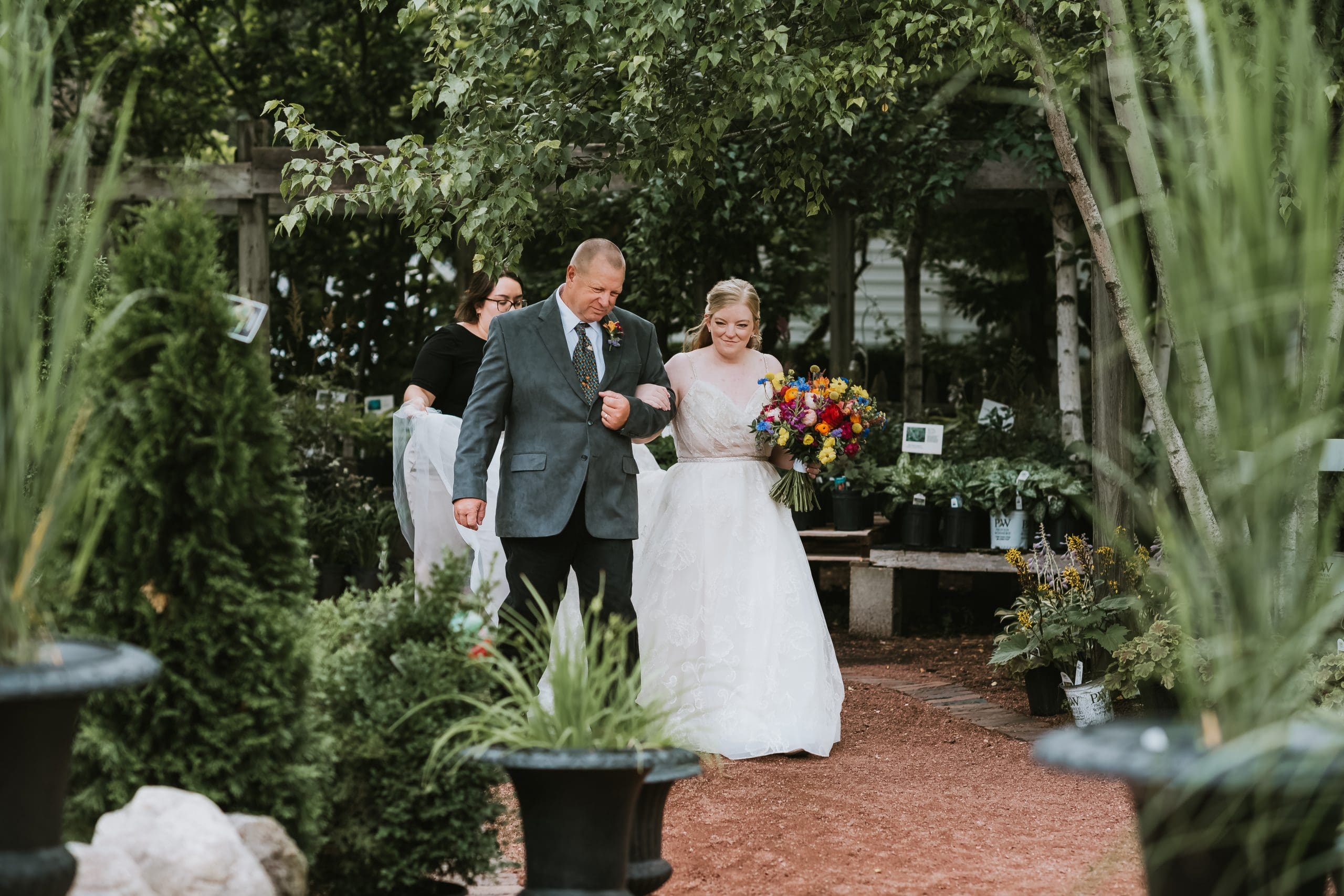 garden wedding decor