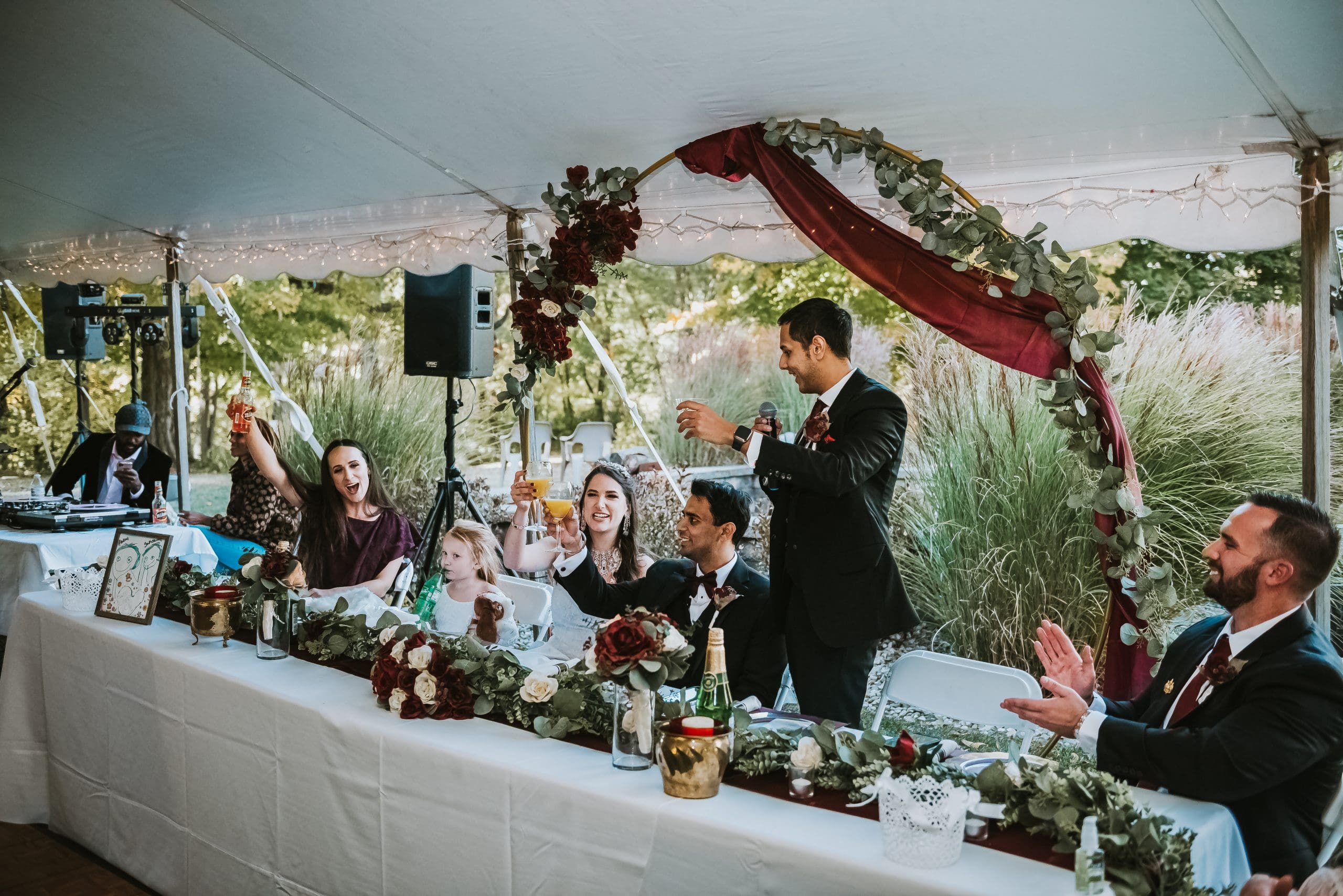 stunning floral table