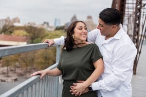 dusable bridge engagement elegance
