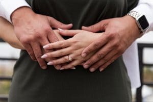 dusable bridge engagement elegance