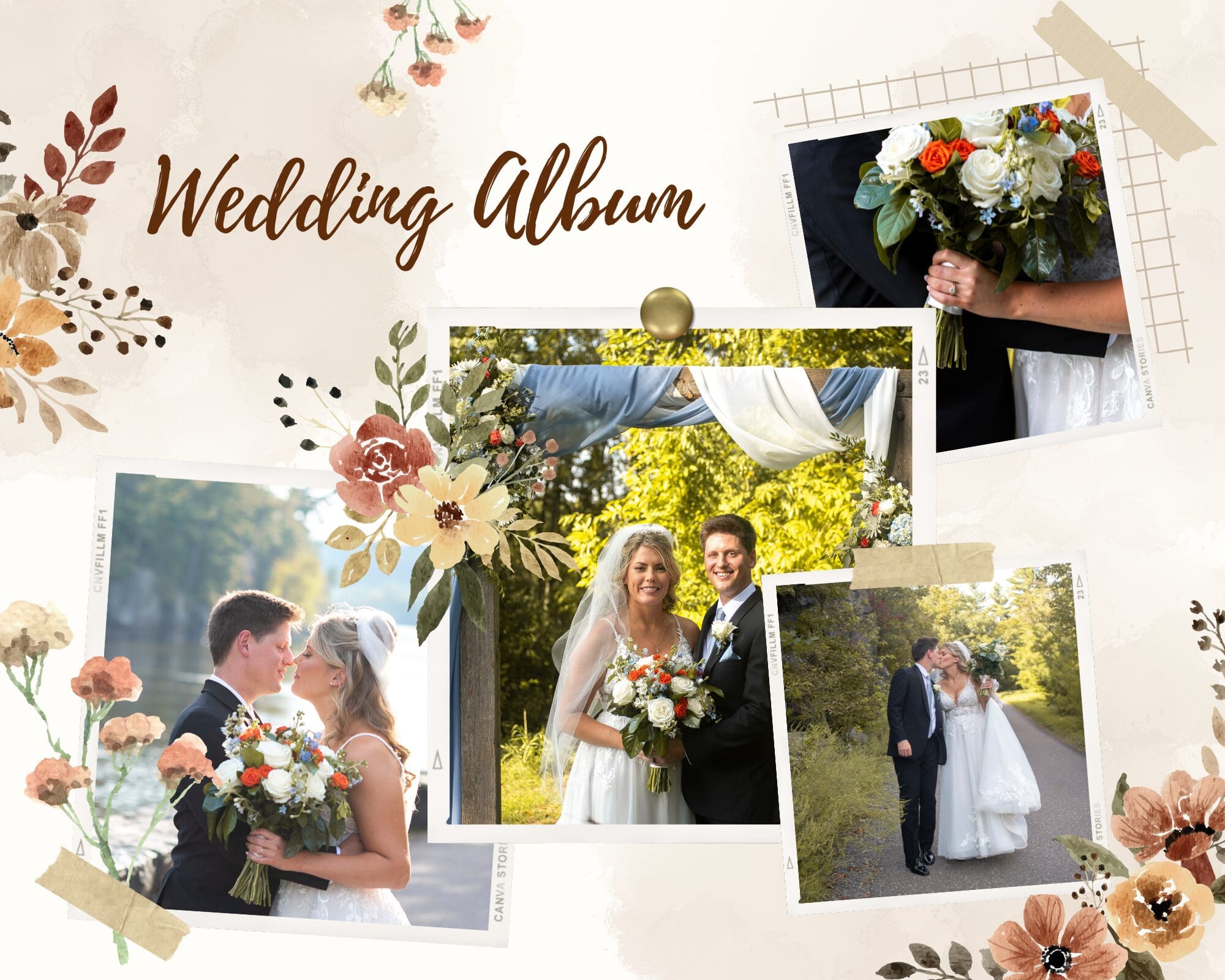 Millennials and Gen Z couple flipping through a luxury, handcrafted wedding album by BB Photo & Associates
